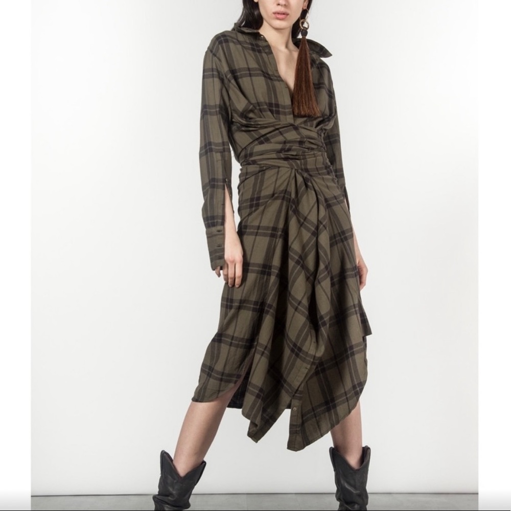 Nicholas K Long Flannel Dress